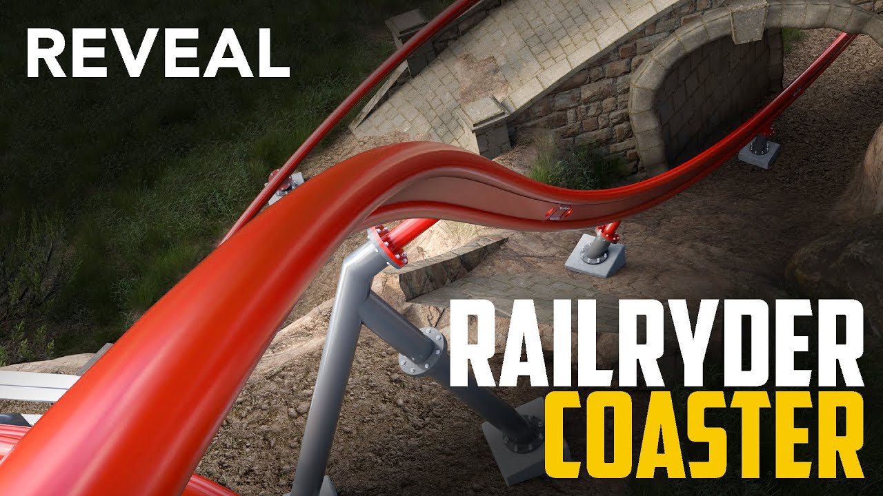 S&S RailRyder Coaster - Reveal Animation