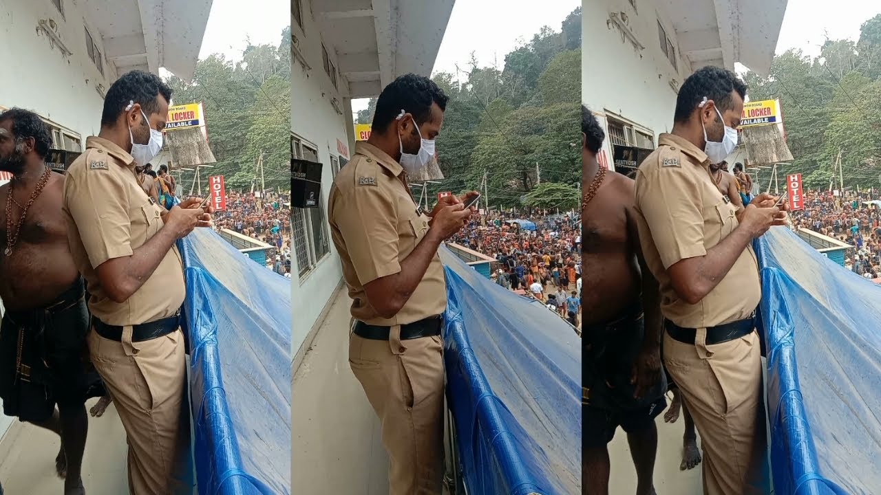 கேரளா போலீஸ் 🙏 kerala police | sabarimala pilgrimage | pamba heavy crowd | ayyappa devotees status
