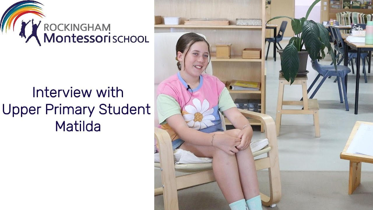 Rockingham Montessori School interview with upper primary student Matilda