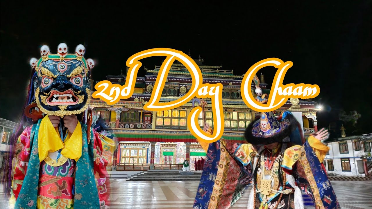 DAY 2 GUTOR MAHAKALA CHAAM Lama dance with Masks & costumes #Palchen  cholling Monastary #gyatso la