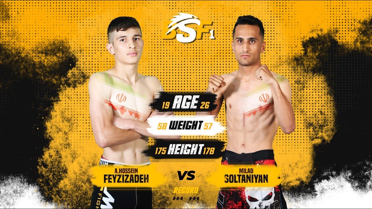 BEST SUPER FIGHTER / BSF 1 Milad Soltaniyan (IRAN) vs A.Hossein Feyzizadeh  (IRAN)