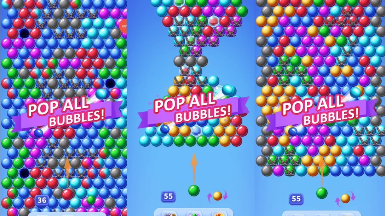 Shoot Bubble Pop Bubbles | Bubble Shooter Levels 591&ndash;595 Gameplay Walkthrough | Android & iOS 2026