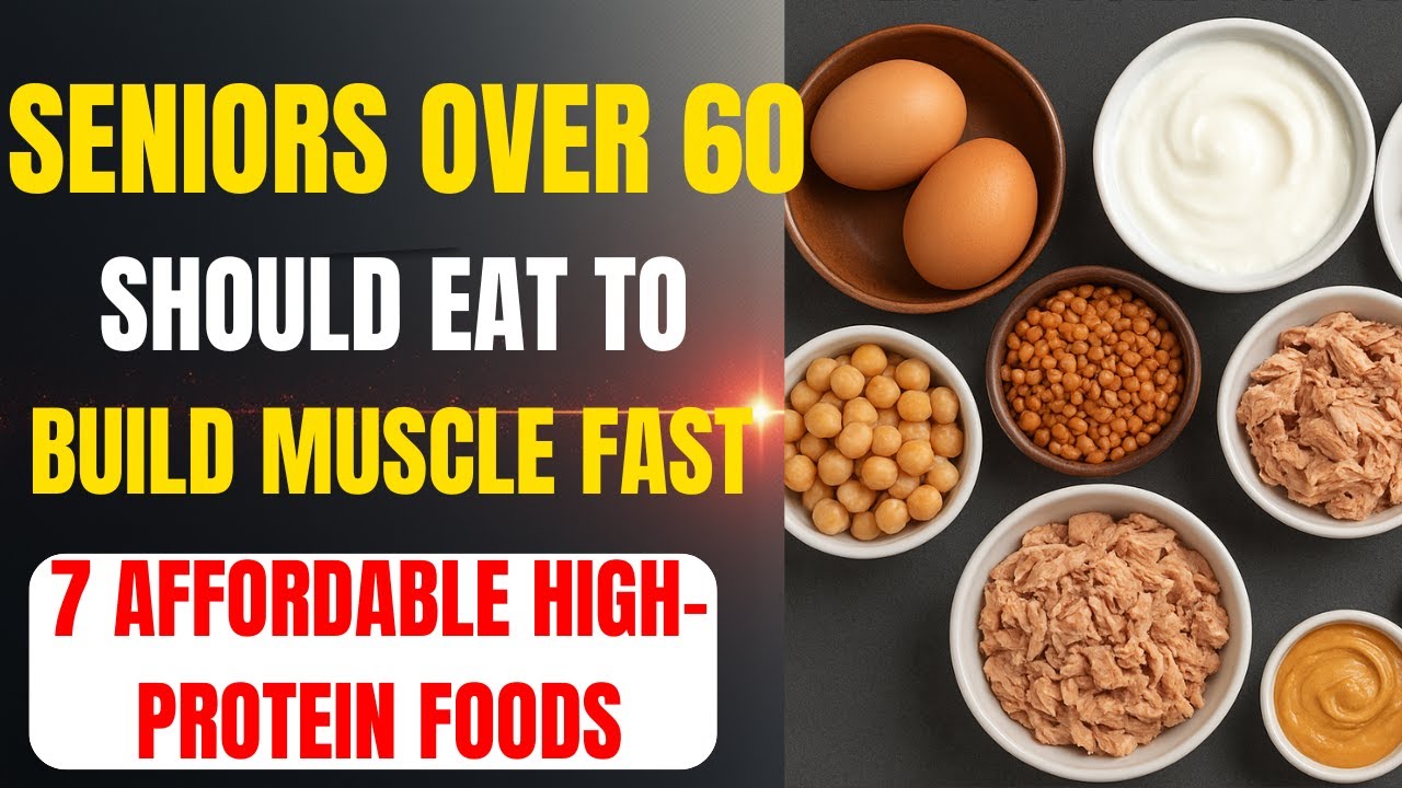 7 Affordable High-Protein Foods Seniors Over 60 Should Eat to Build Muscle Fast | Senior Health