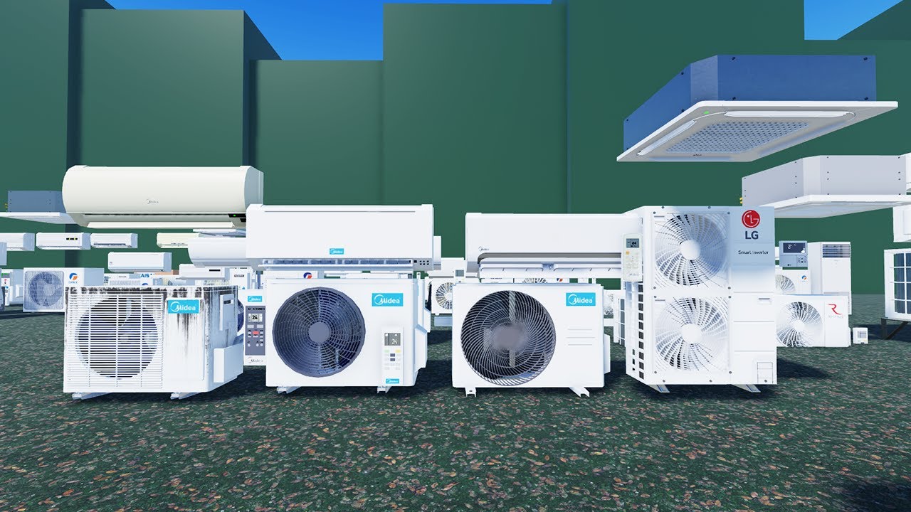 New Running Air Conditioners Testing Simulator | Roblox Funny AC