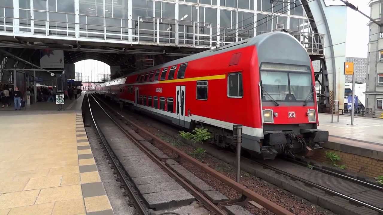 Berlin: Alter Dosto + Baureihe 114 in Berlin Alexanderplatz (RE1) [1080p50 ᴴᴰ]