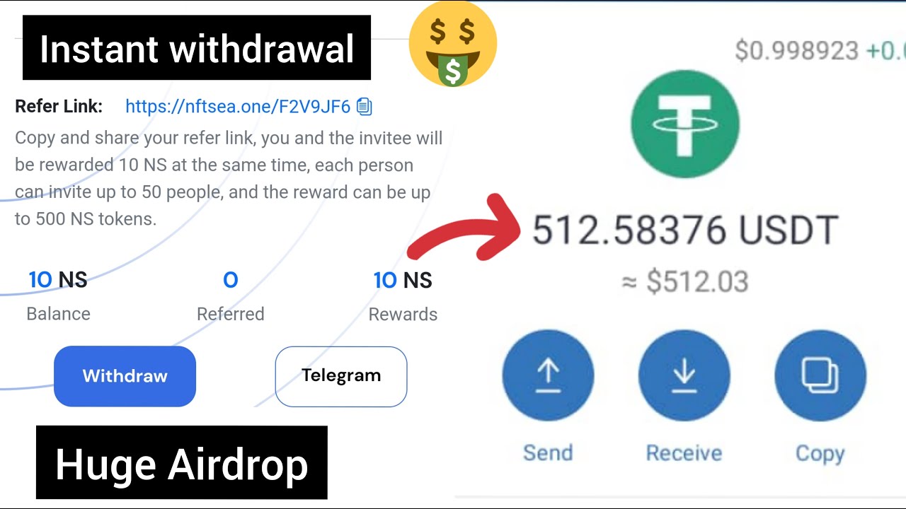 Trust wallet Airdrop || Claim free $500 tokens || Instant withdrawal ||#shorts #crypto #airdrops