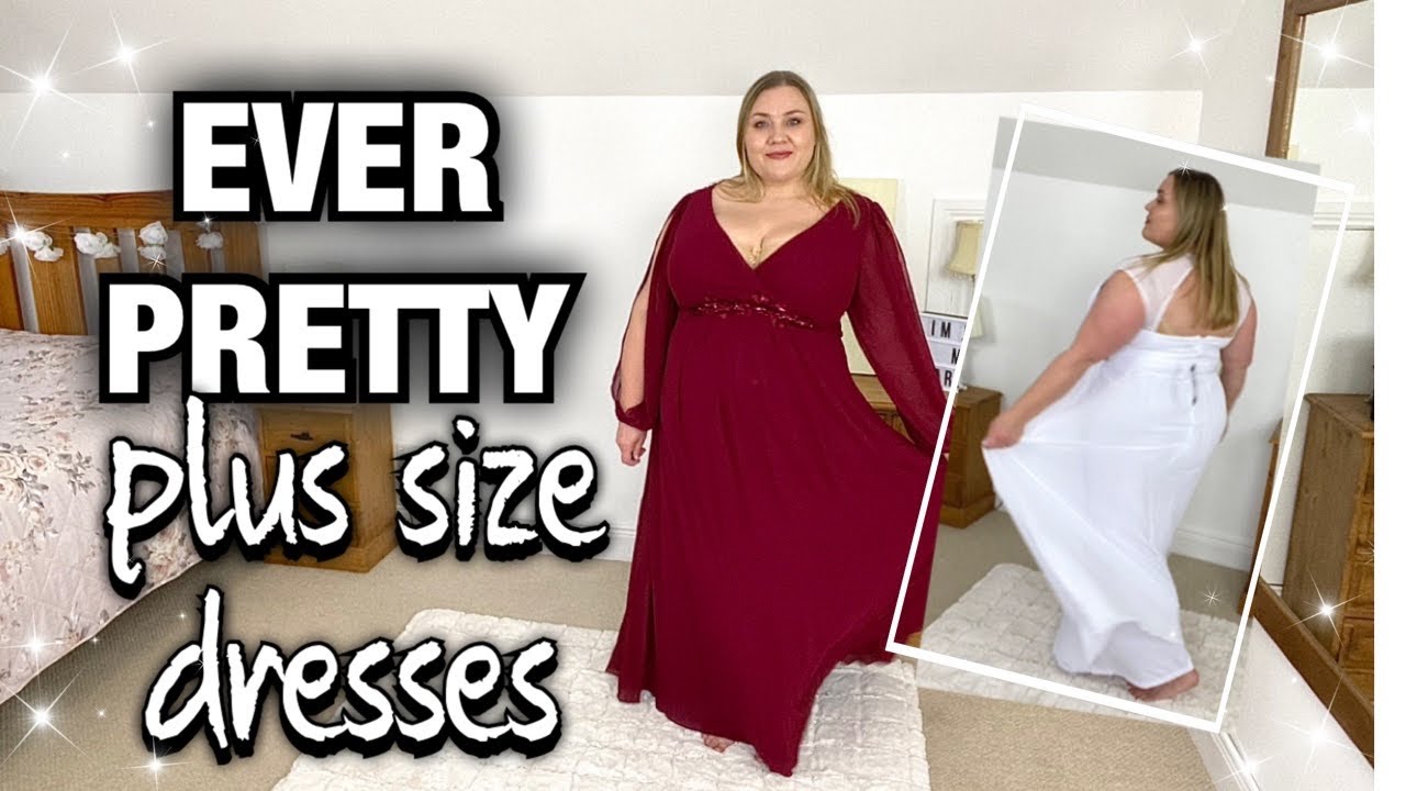 EVER-PRETTY PLUS SIZE FORMAL DRESSES | plus size fashion haul