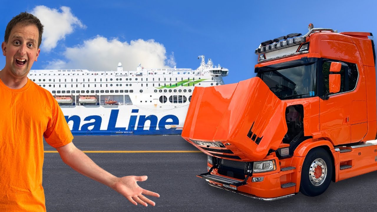 Возвращаемся на пароме в Великобританию на Scania T-Cab | Я иду за покупками грузовиков | Часть 2...