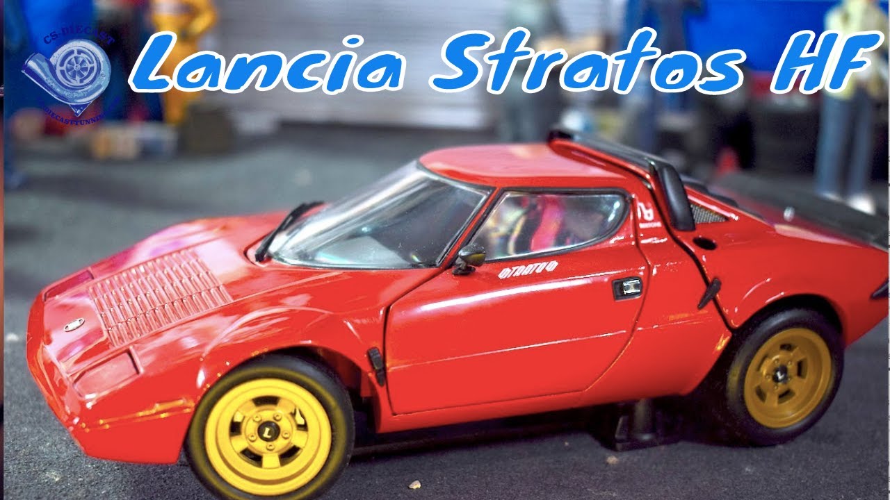 Wow rare Unboxing Kyosho Lancia Stratos HF 1:18 diecast model