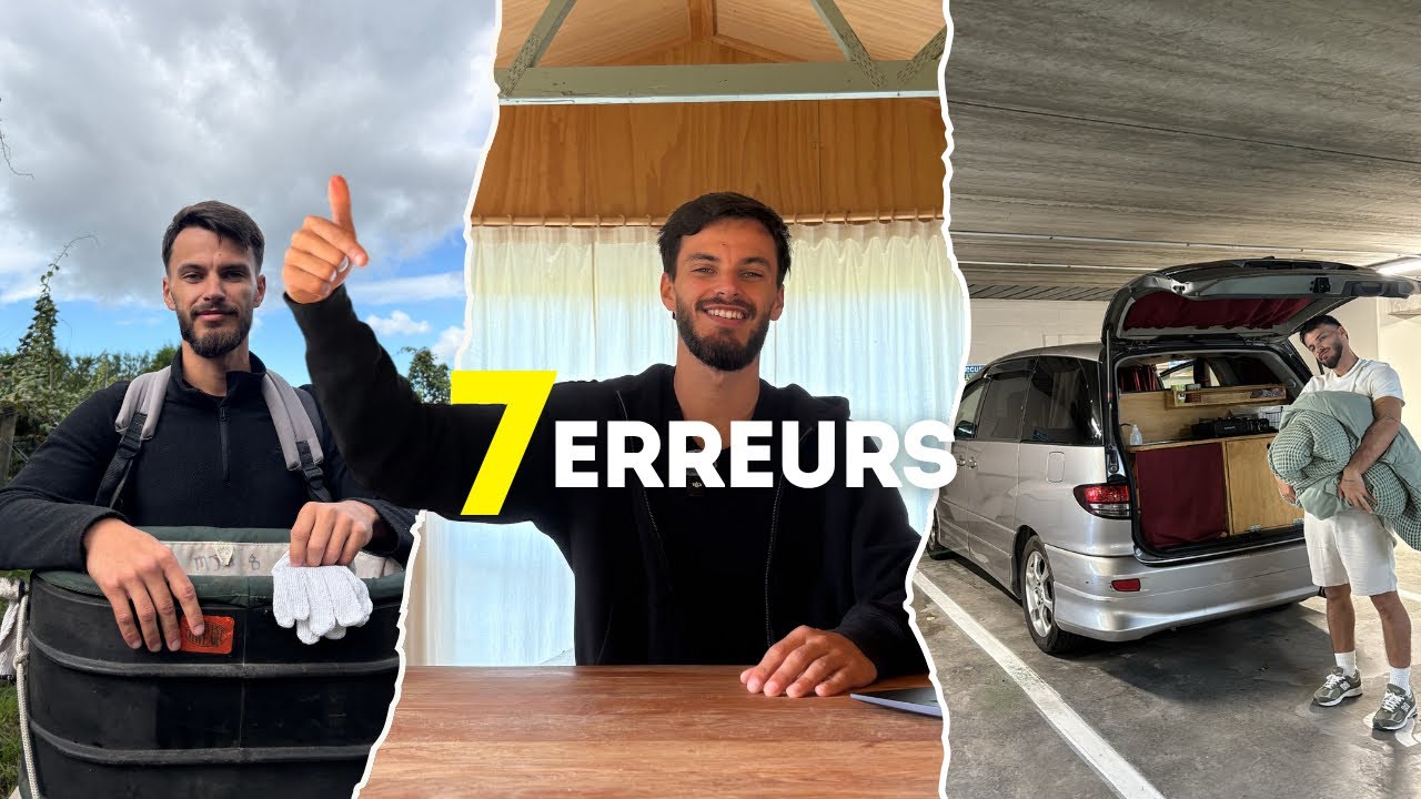 7 ERREURS À ÉVITER EN PVT NOUVELLE-ZÉLANDE (je les ai faites..)