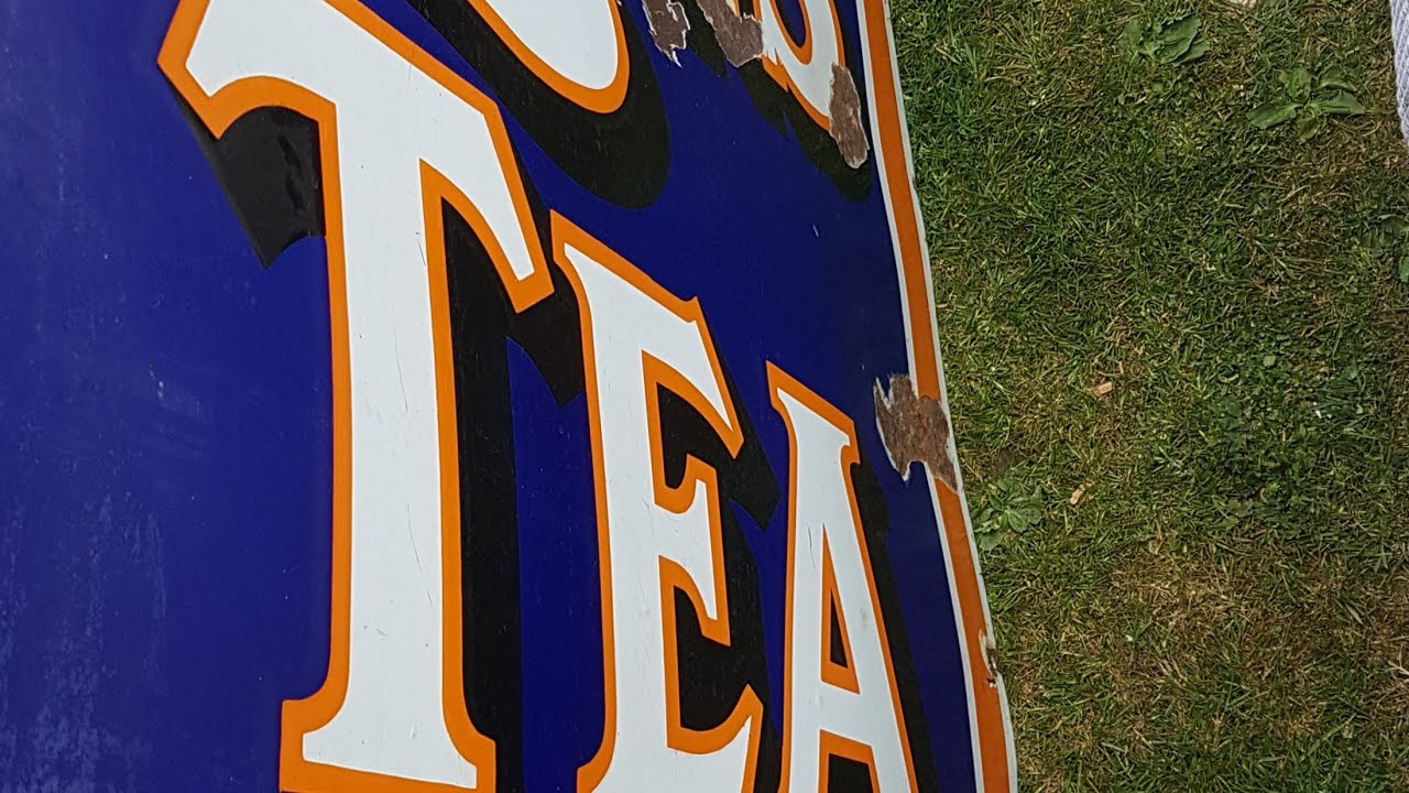 ENAMEL SIGN RESTORATION 🔥💚 🤩