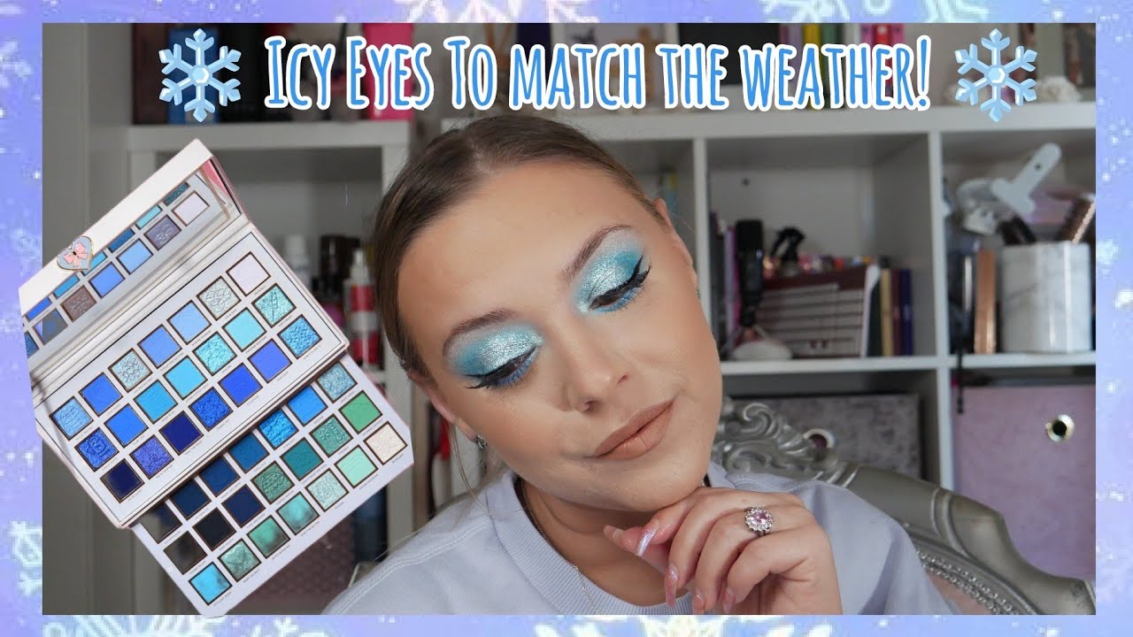 ICY EYE LOOK TO MATCH THE WEATHER!❄️Second play with the P.Louise 'If Looks Could Chill' Palette❄️