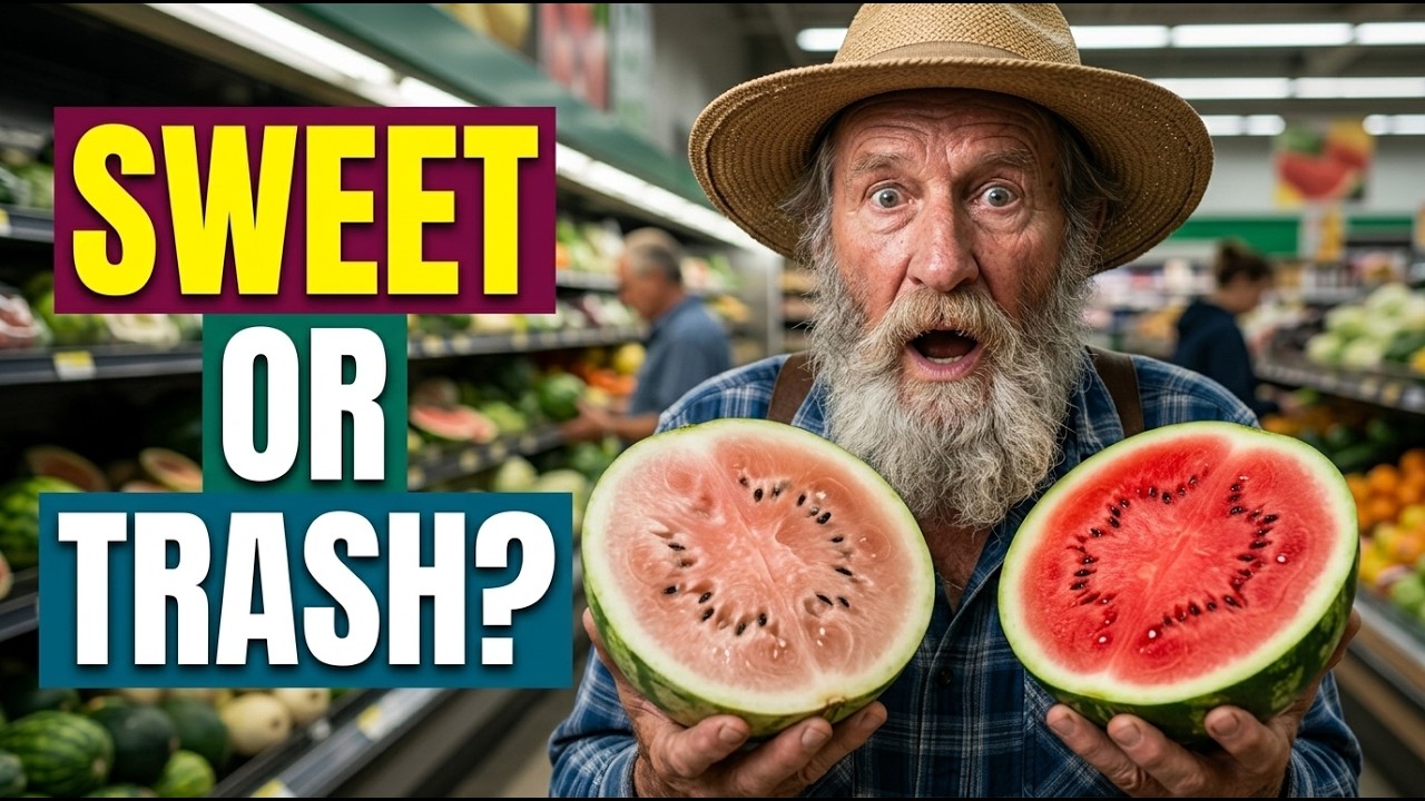 7 Tests to Pick the Sweetest Watermelon Every Time (Old Farmer's Method)