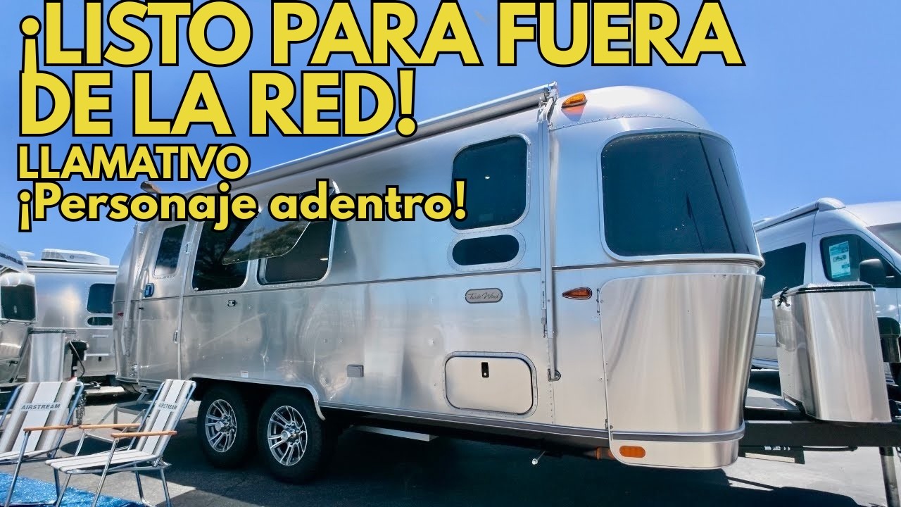 ¡Campers Airstream 2025 Trade Wind 23FB Twin: Listo para OFF-GRID y con CARÁCTER INTERIOR!