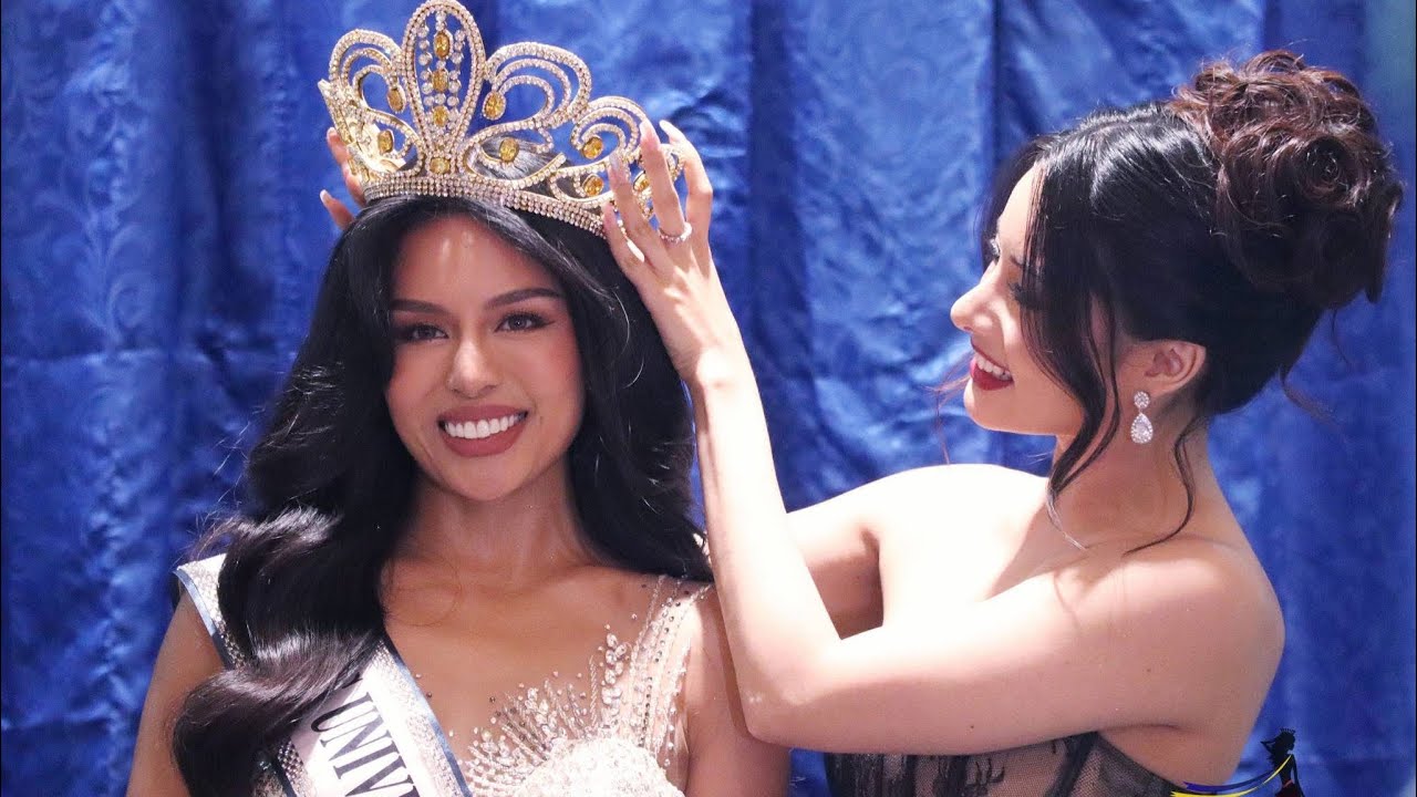 Justine Felizarta formally sashed as Miss Universe PH Manila 2026 