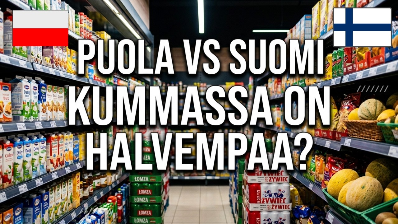 Ruokakaupan hintavertailu Puola vs. Suomi (Varsova, osa 6)