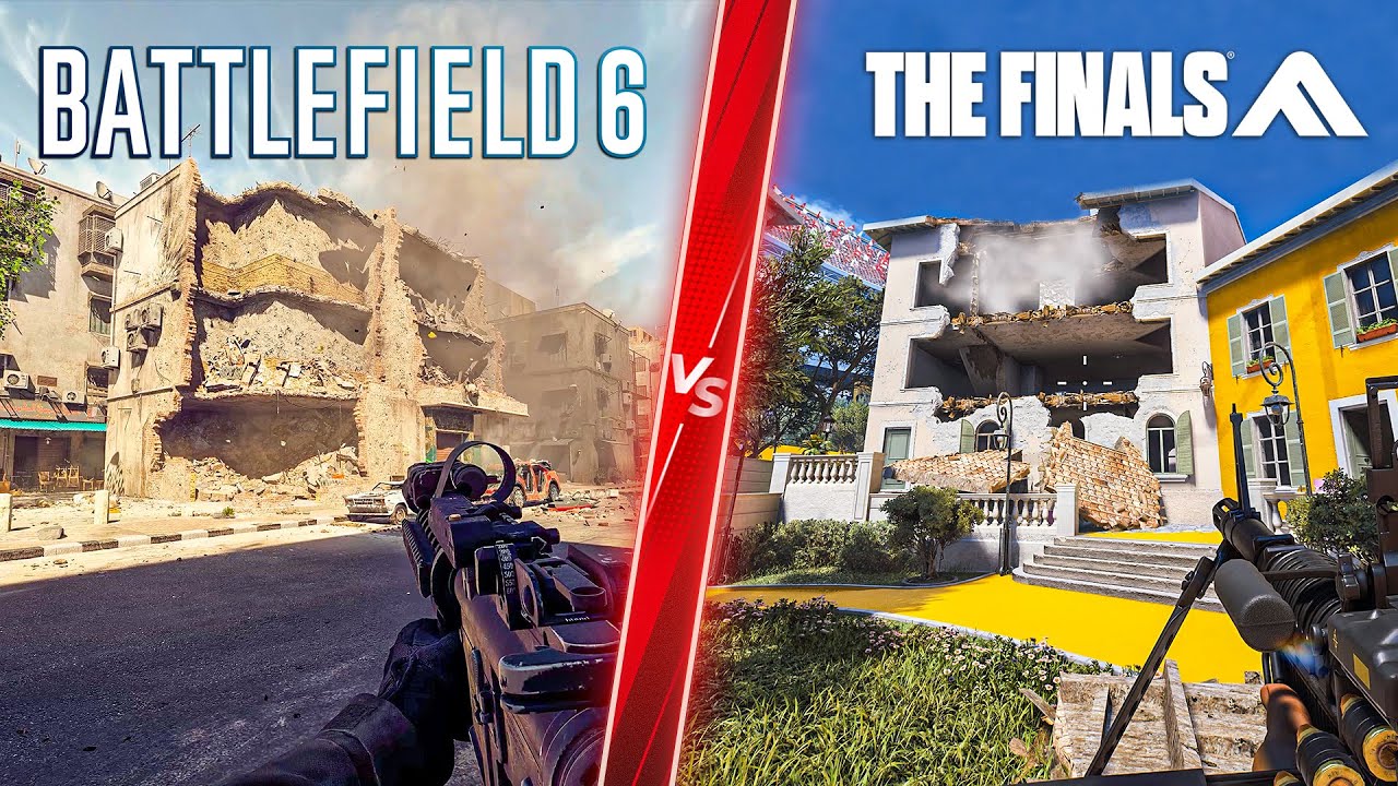 Battlefield 6 vs THE FINALS - Direct Destruction Comparison! Attention to Detail & Graphics! PC 4K