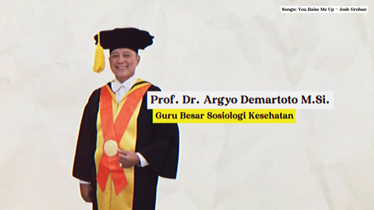 Profil Guru Besar Sosiologi Kesehatan FISIP UNS Prof. Dr.  Argyo Demartoto, M.Si