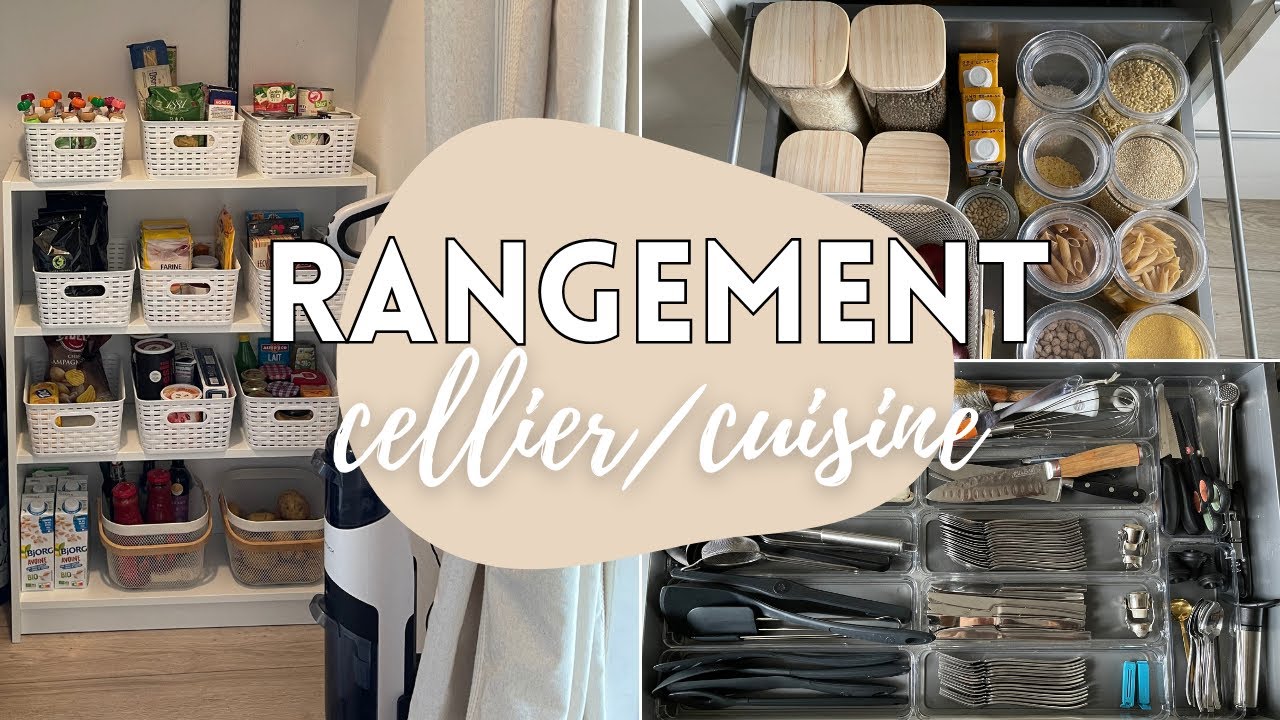 J'organise le cellier à petit prix + cuisine - RANGEMENT & TRI