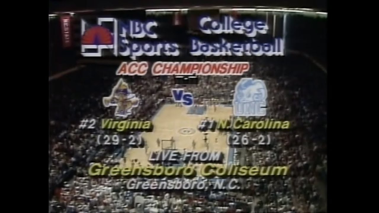 March 1982 - ACC Championship Game, UVA vs UNC on NBC (DOES NOT include final 1:26!)