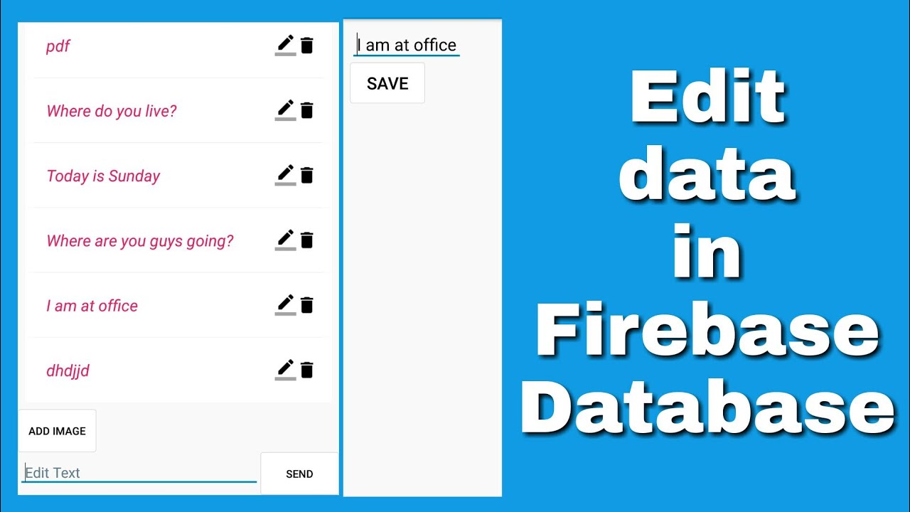 Edit Firebase data in Sketchware