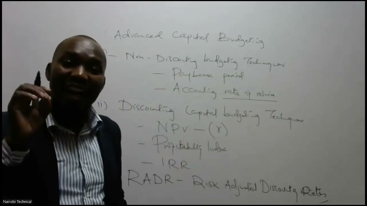 AFM Advanced Capital Budgeting L1