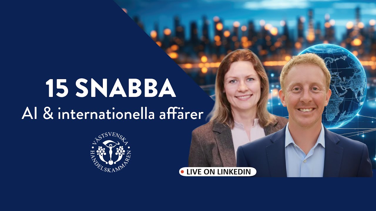 15 SNABBA: AI och INTERNATIONELLA AFFÄRER