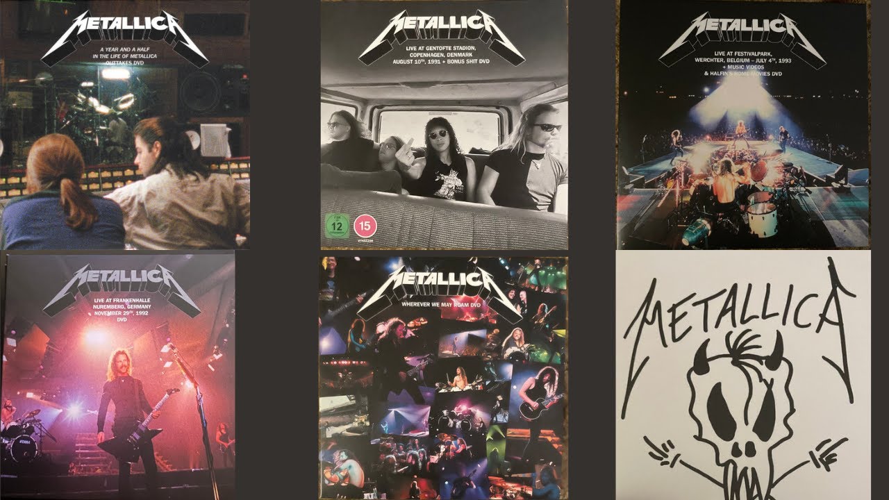 Menu DVD | Metallica Deluxe Box Set | The Black Album (All 5 Menus)