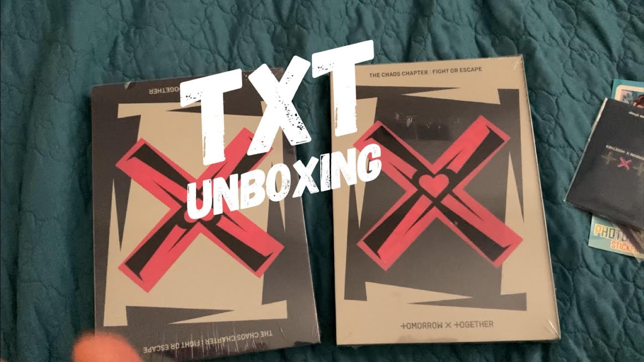 TXT UNBOXING Fight Or Escape Weverse POB