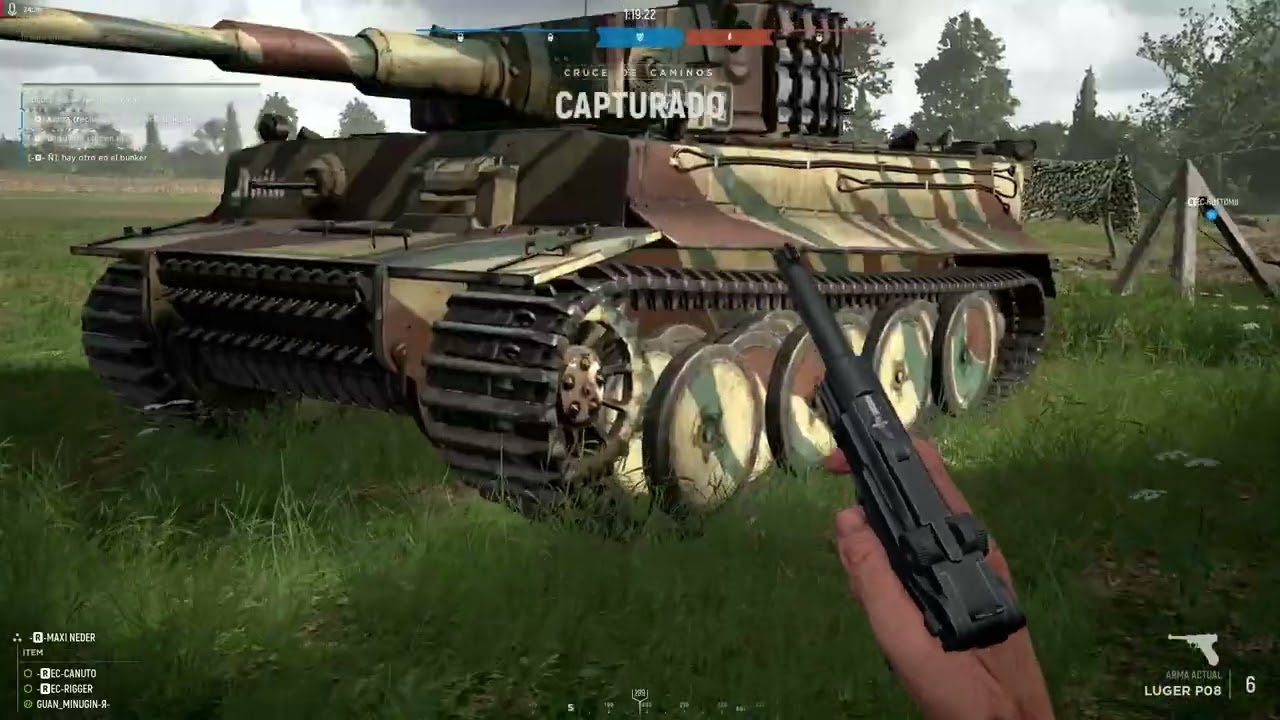 Partida competitiva de hell let loose-amistoso Ronin VS Cf- x49- TC Pov