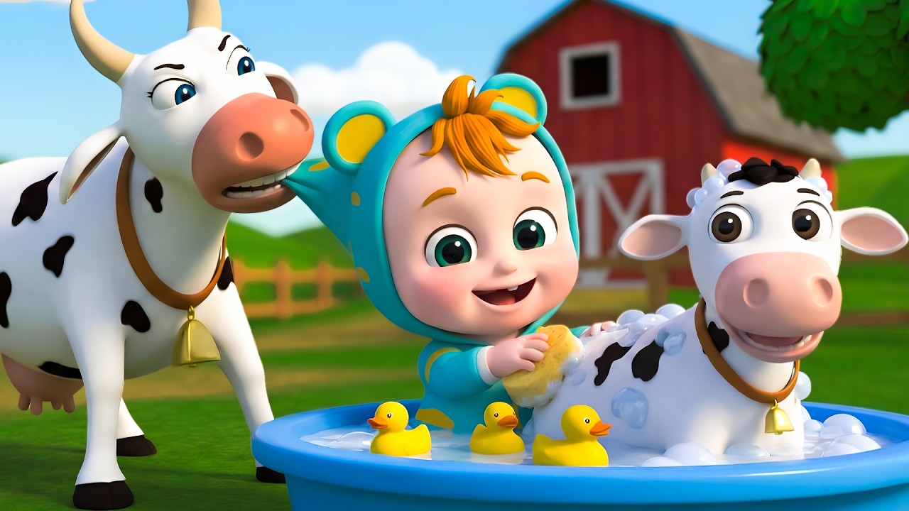Lola The Cow Song | Old Macdonald had a Farm | Nursery Rhymes & Kids Song Poem