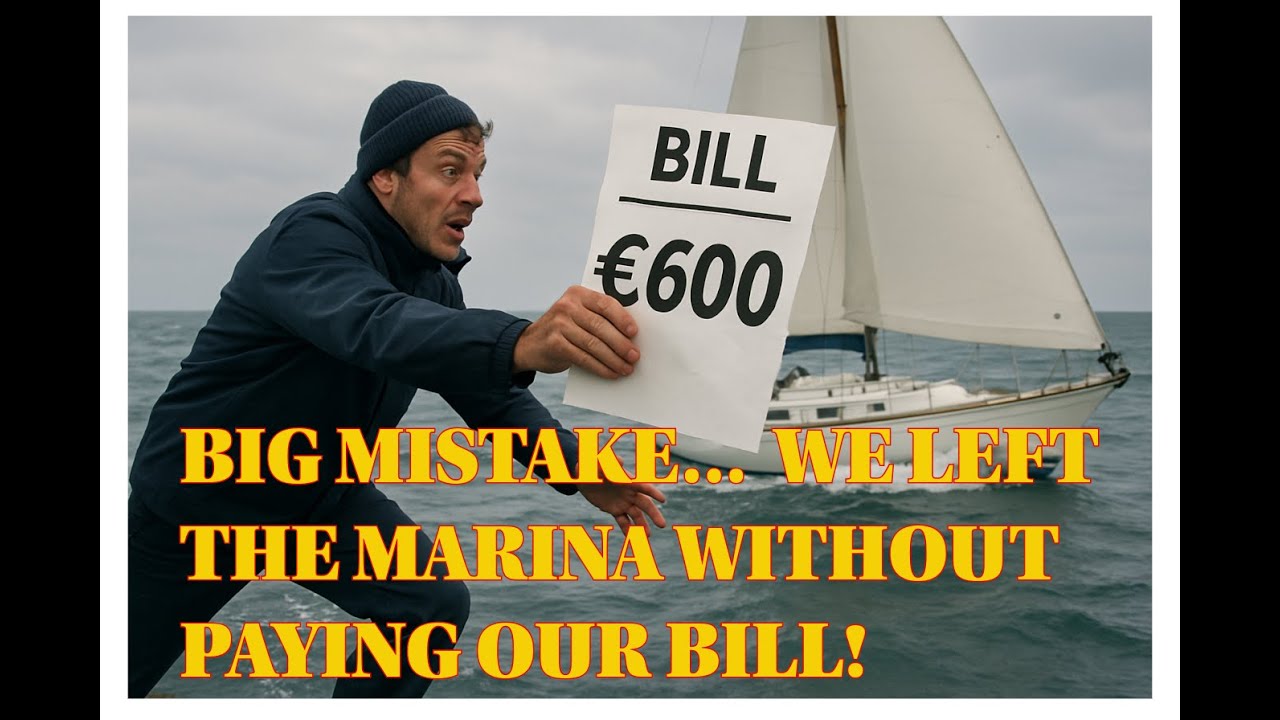WE LEFT THE MARINA WITHOUT PAYING THE MARINA FEES