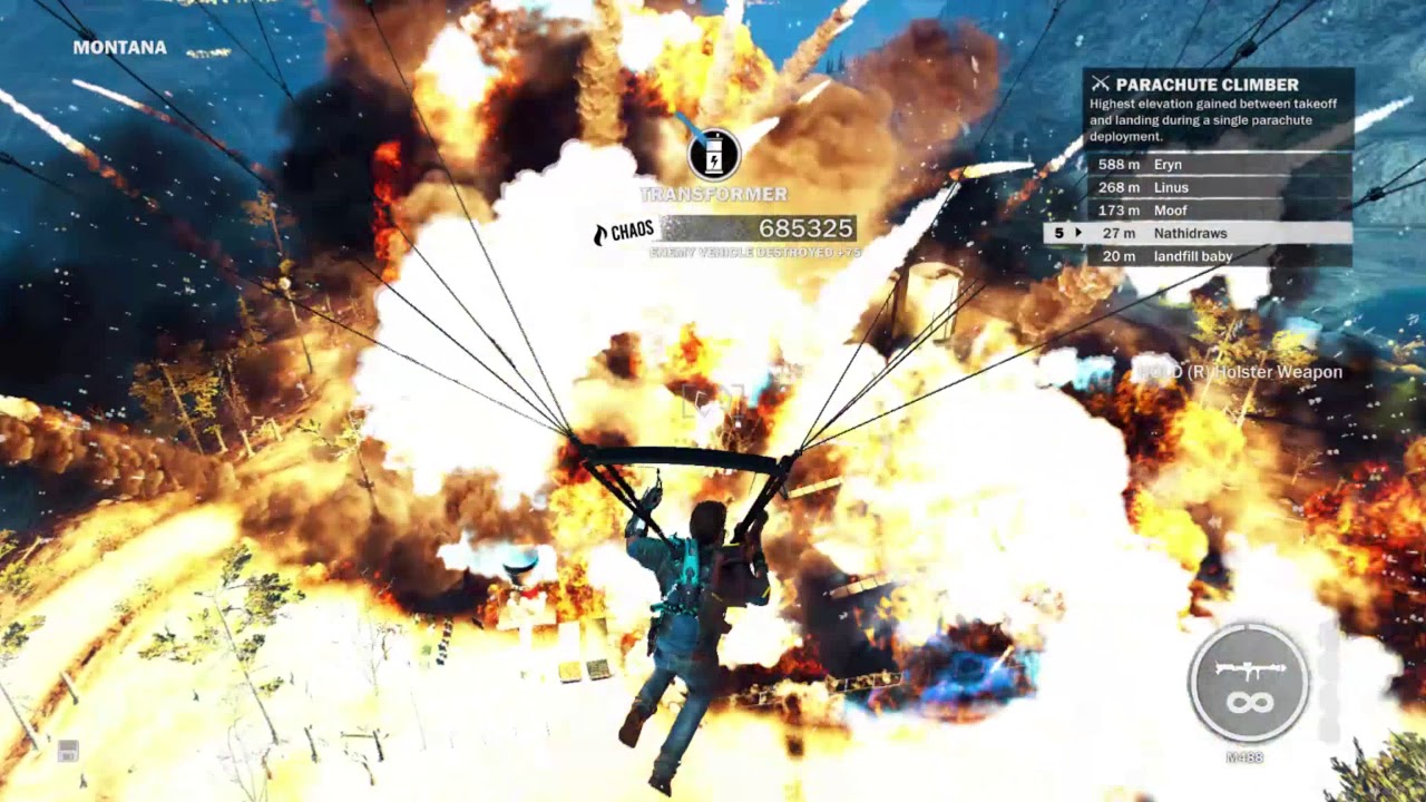 4K Just Cause 3 Explosions Test