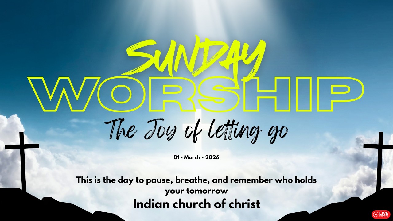 The Joy of Letting Go l Jeba Prem l Indian Church of Christ Bangalore.