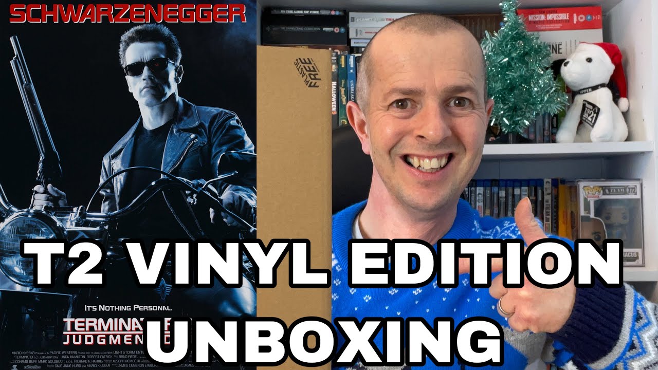 Terminator 2 limited edition 4K UltraHD, 3D & 2D Blu-ray and 2LD vinyl collection unboxing