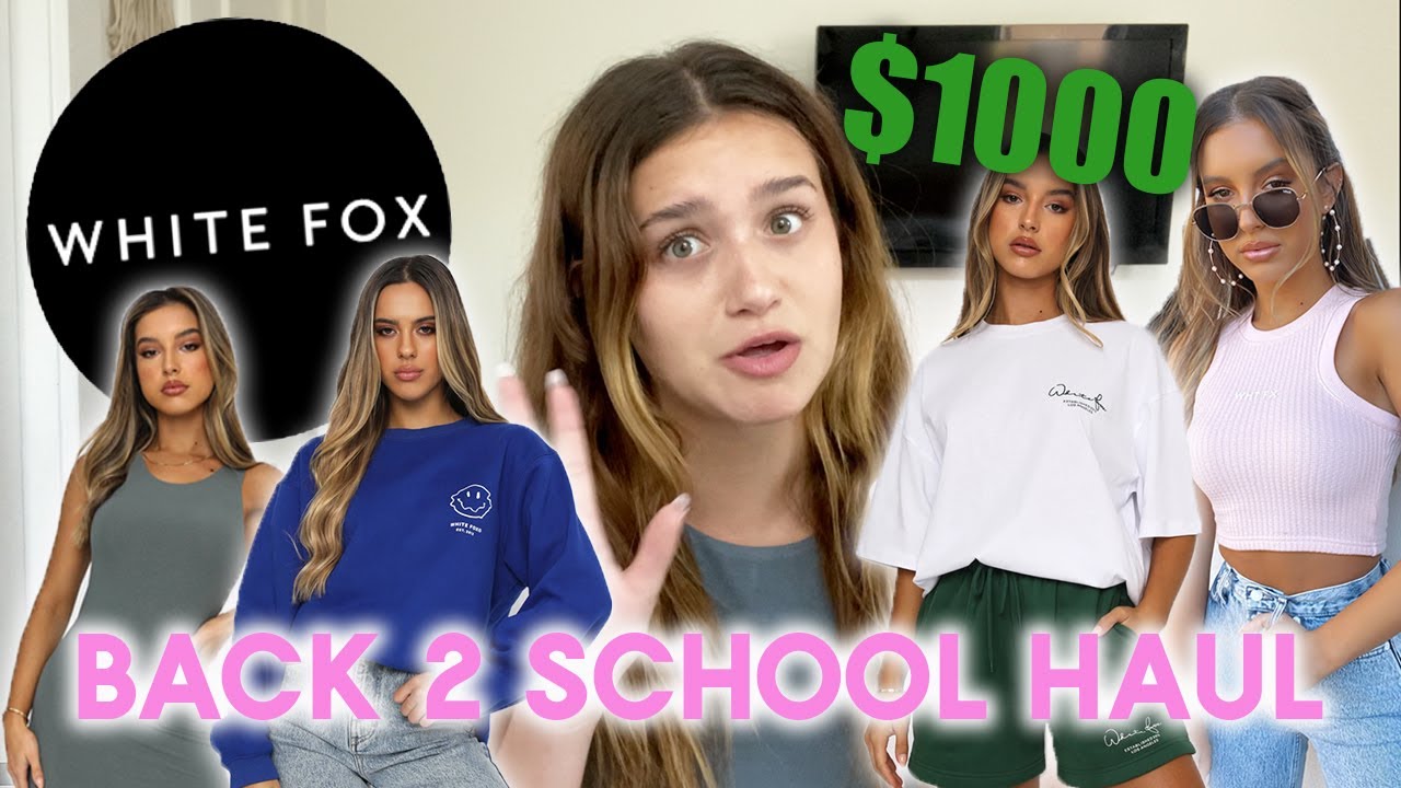$1000 White Fox Boutique Back 2 School haul