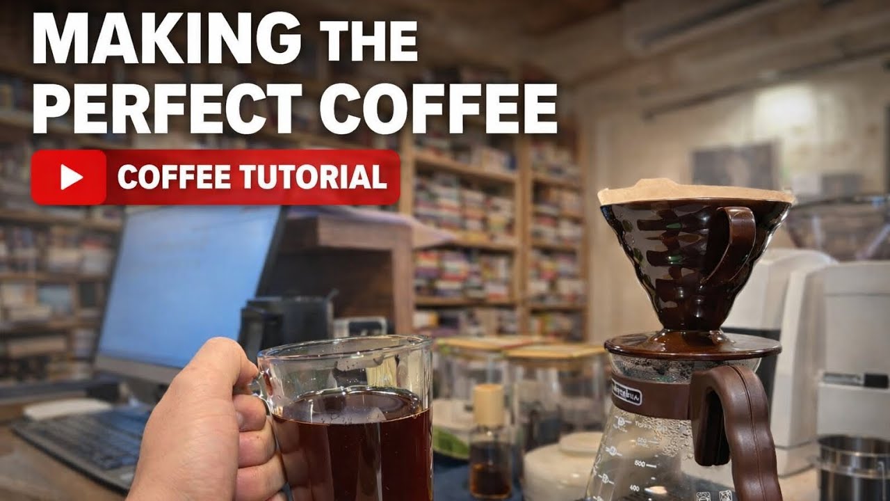POV :- Barista v60 POUR OVER  Black Coffee ☕️ 
