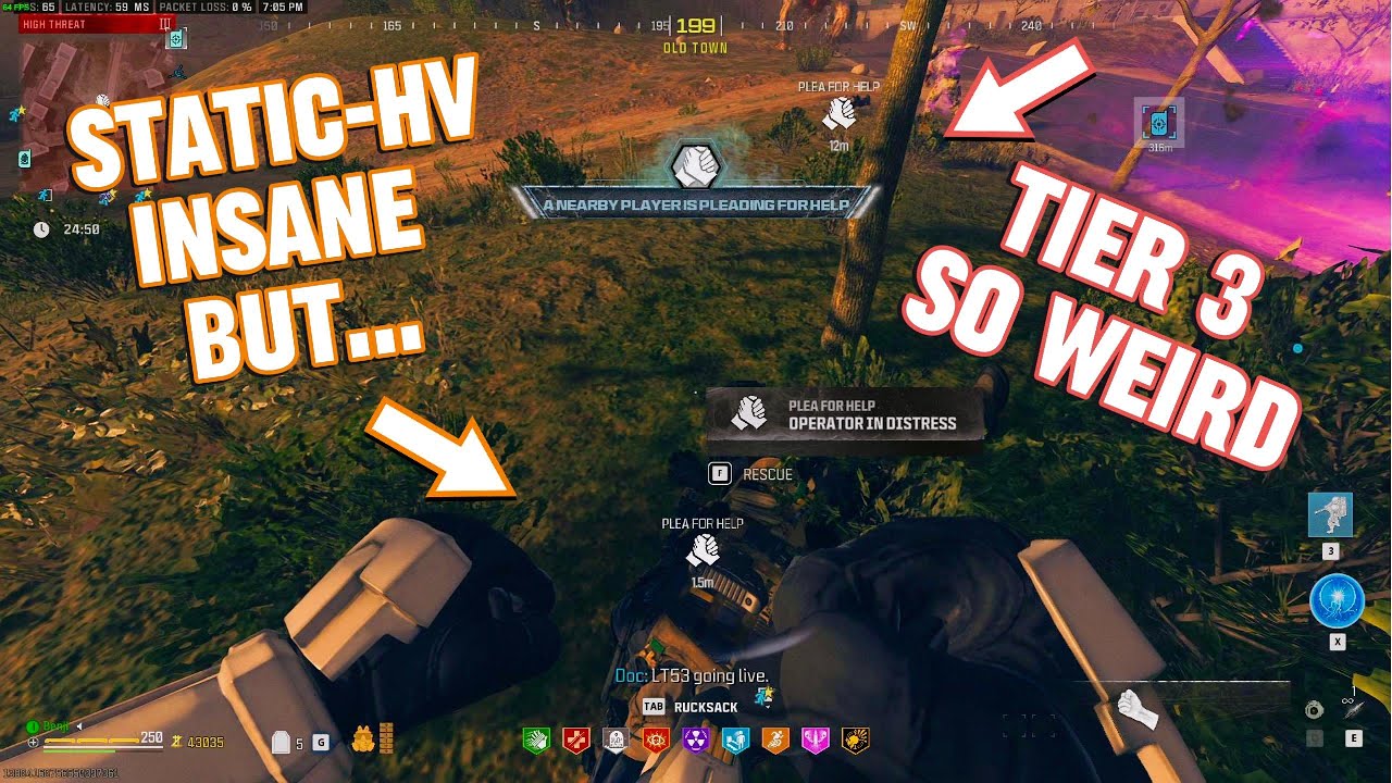 MW3 ZOMBIES |THE STATIC-HV REALLY INSANE - RED ZONE SO WEIRD RECENTLY (Best Class Set Up in Zombies)