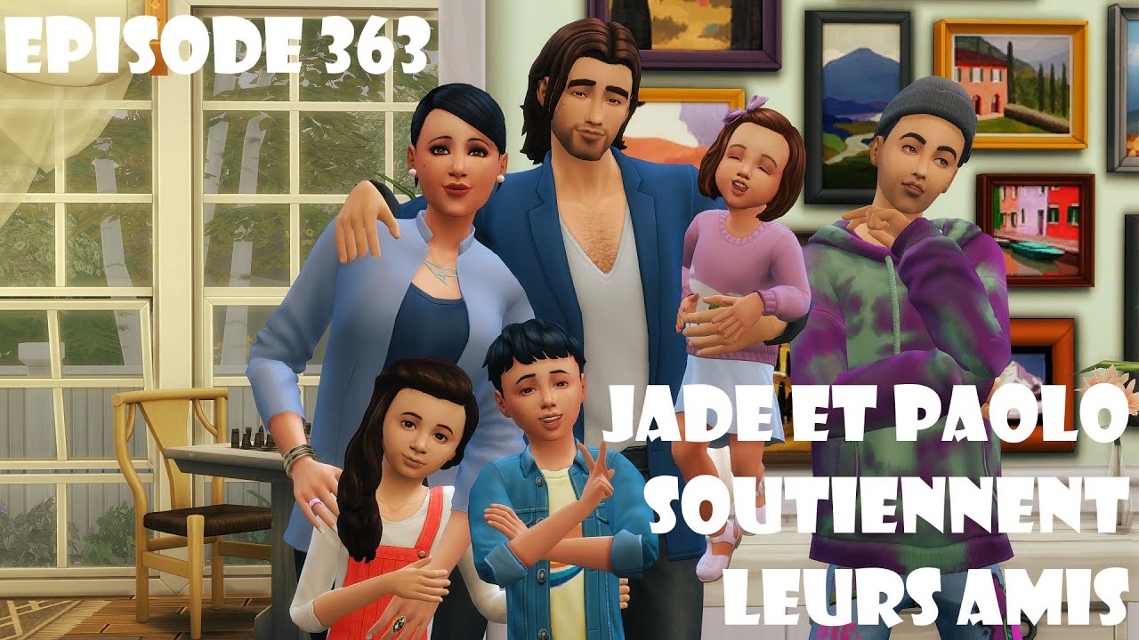 L'histoire secrète de SimLand - épisode 363 - Brindleton Bay - Jade et Paolo soutiennent leurs amis