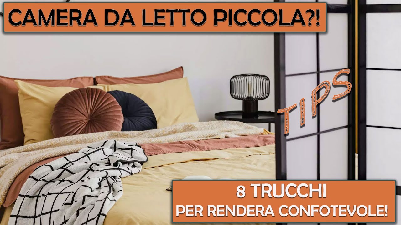 INTERIOR DESIGN - Camera da letto piccola: 8 trucchi per renderla confortevole!