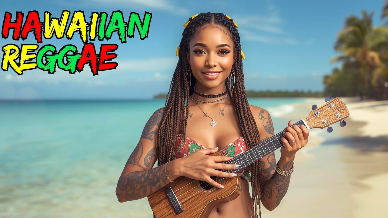 Hawaiian Reggae Sunset 🌅 Calm Beach Focus Music for Productivity