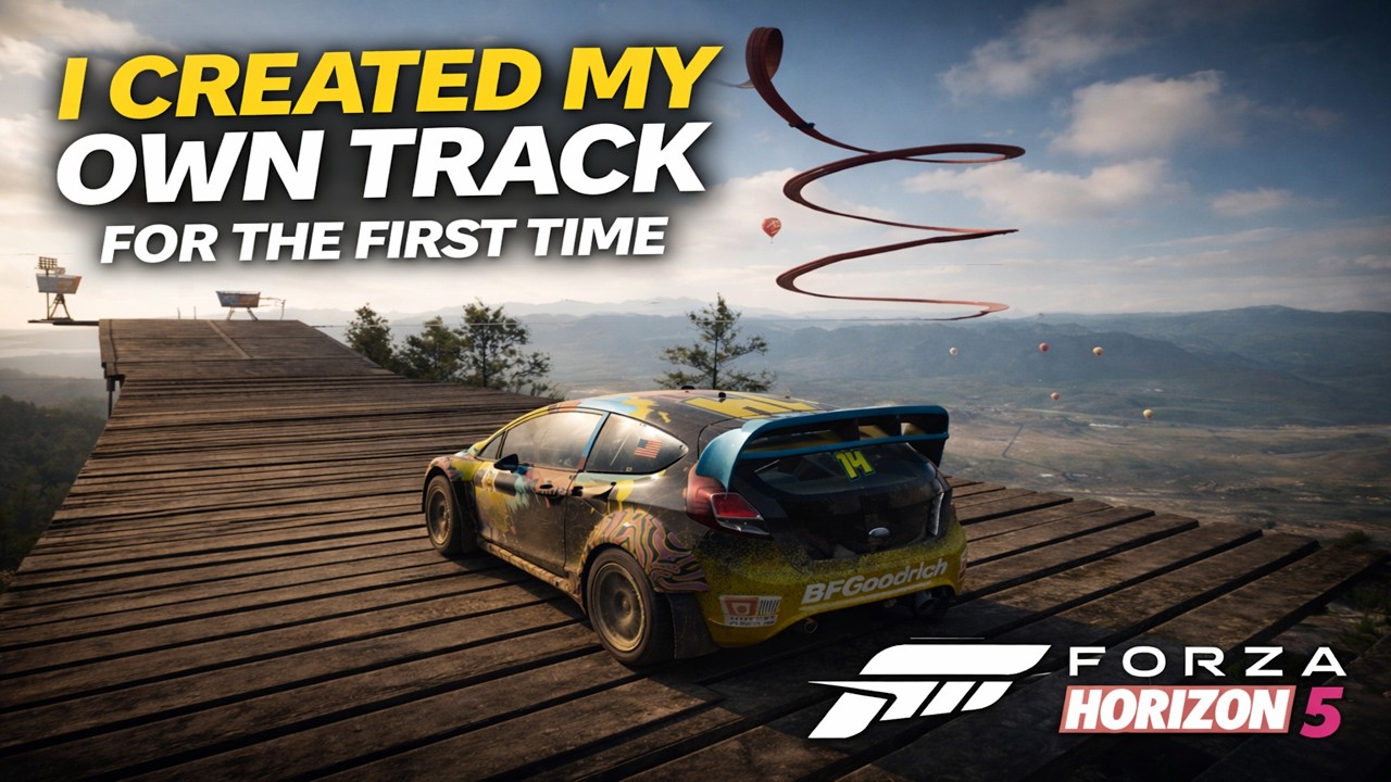 This is my first time creating a route in Forza Horizon 5| gameplay | #automobile #racing