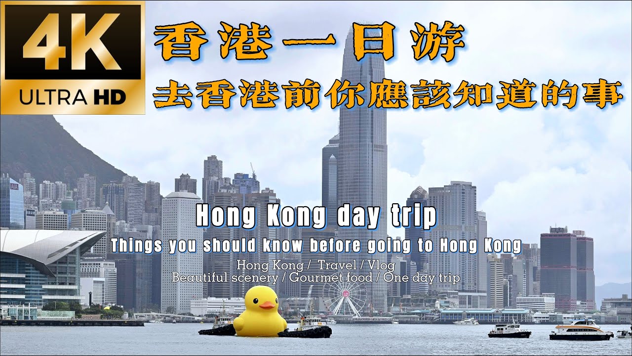 香港一日游-去香港前你应该知道的事 [4K]/Hong Kong Day Trip-Things You Should Know Before Going to Hong Kong