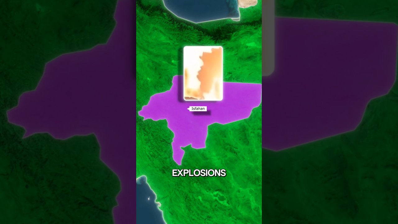 US Strikes Iran's Nuclear Site in Isfahan ⚠️ #usa #iran #shortsfeed