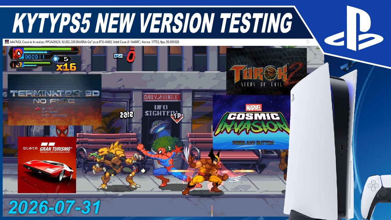 KyTyPS5 Emulator New Version Testing | 2026-07-31