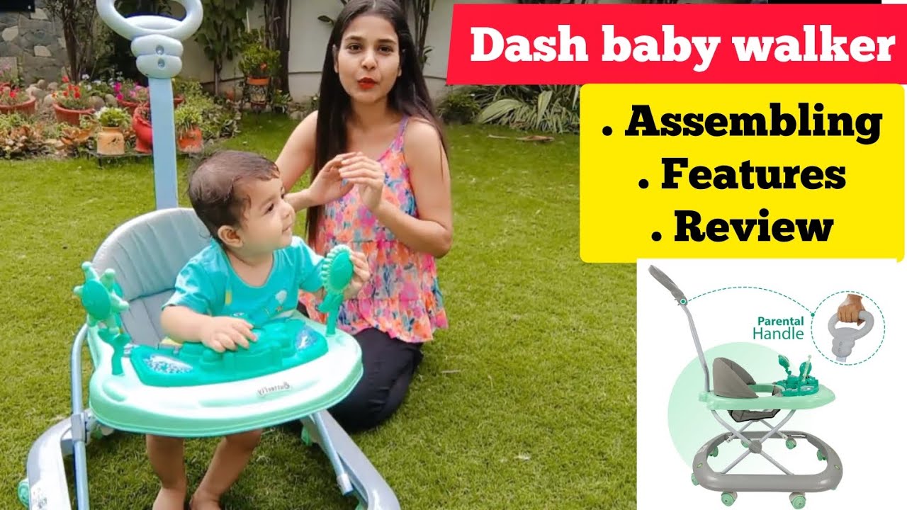Dash baby walker features and Review l How to assemble dash baby walker l best baby walker