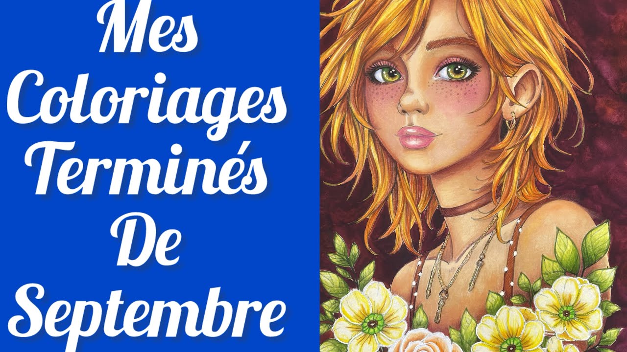 Mes coloriages termin&eacute;s du mois de septembre 2025