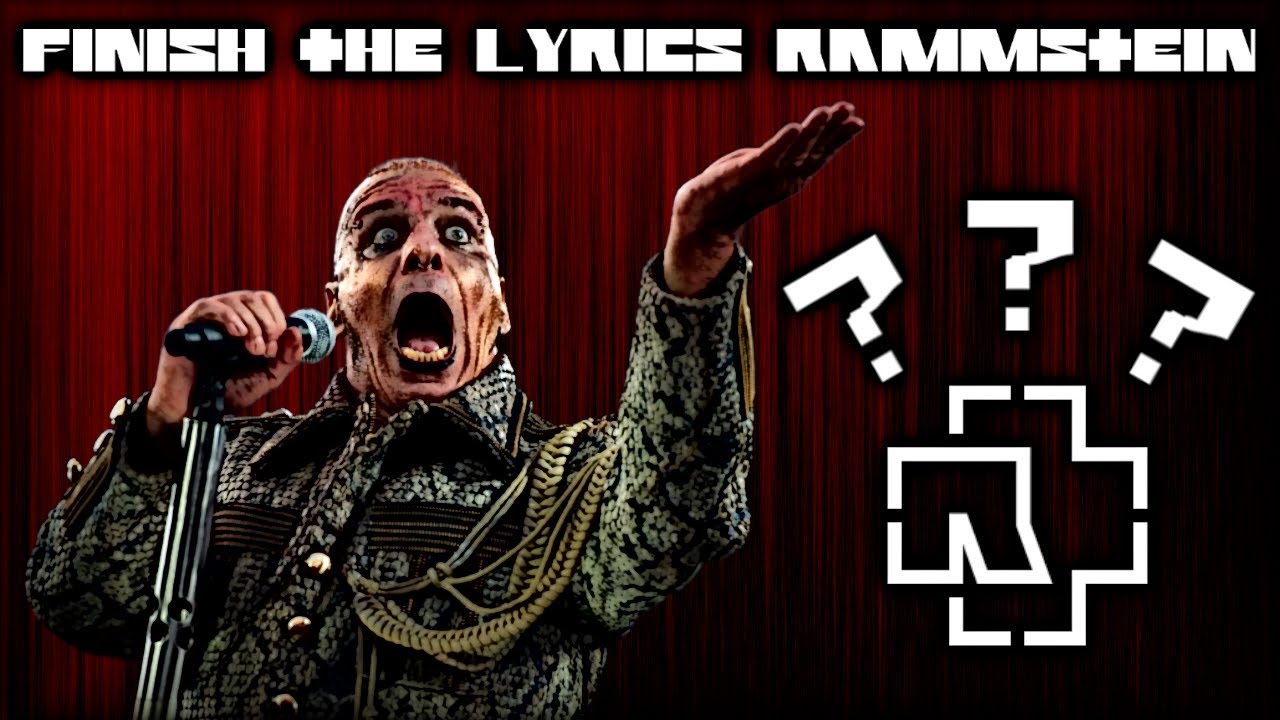 Rammstein Music Quiz: Finish the Lyrics!