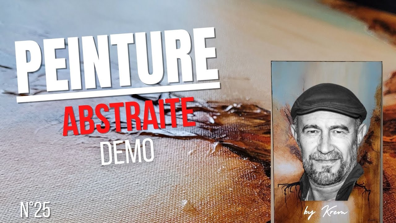 Peinture abstraite acrylique N°26 - 