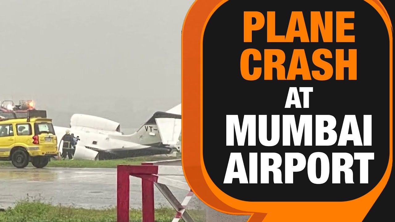 Private Plane Crashes At Mumbai Airport | News9